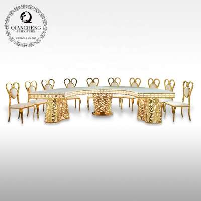 wedding dining table and chair for event