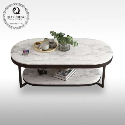 sintered stone black coffee table