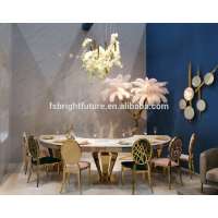 new luxury wedding table with LED light inside