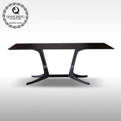 4 seater latest dining table designs modern with sintered stone on top