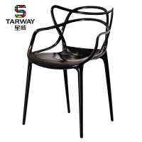 Classic modern web PP Plastic Stacking Outdoor Garden Chair and Indoor durable dining chair